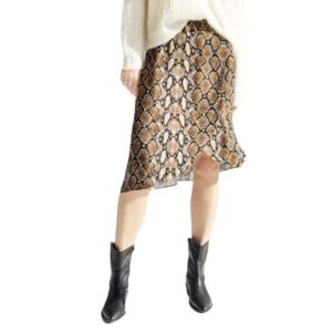 SNAKE Print Skirt
